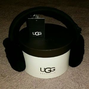 UGG Women's Double U Logo Shearling Earmuffs